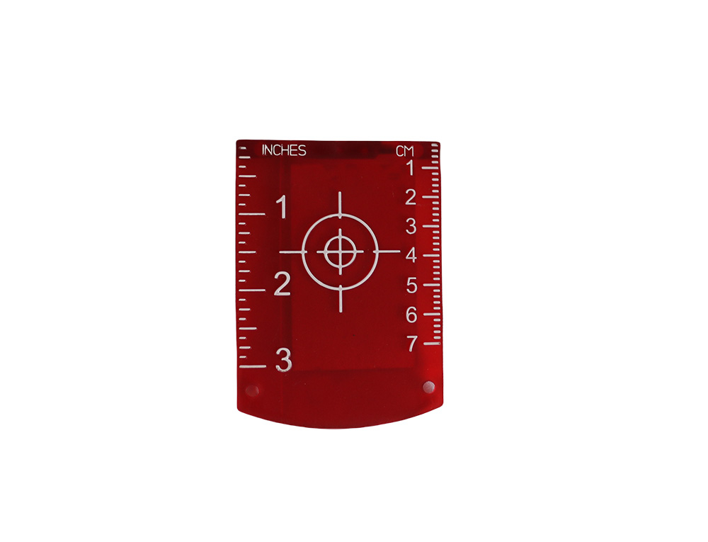 Ink line meter laser target (projection line meter laser target)