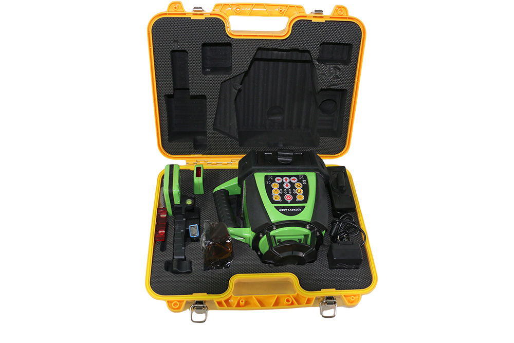 Rotate the laser level